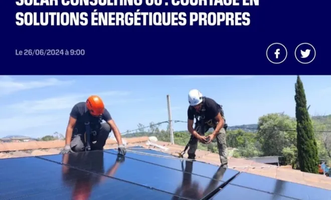 Découvrez notre interview avec BFM Business, Nice, SOLAR CONSULTING 06